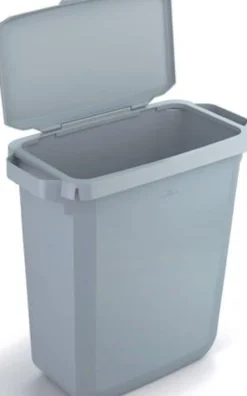DURABLE Klappdeckel PP grau B510xT285mm f.Abfallbehälter 60l lebensmittelecht - 1800500050