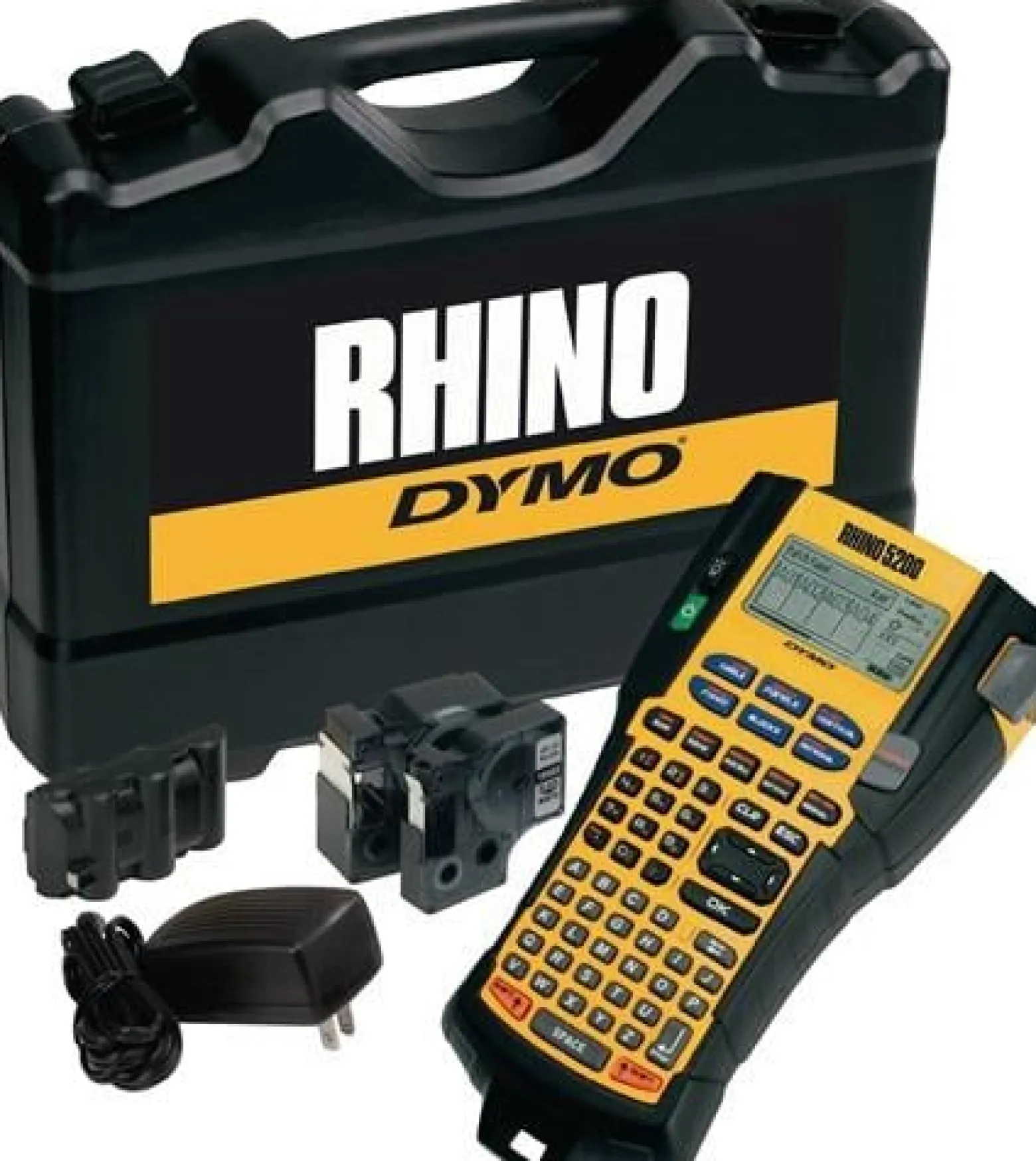 Dymo Beschriftungsgerät Rhino 5200 Schriftbandbreiten 6, 9, 12, 19 mm - S0841400