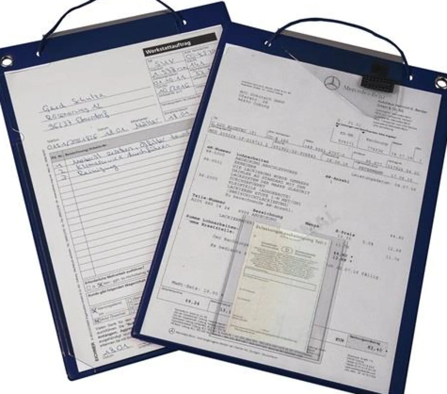 Eichner Auftragstasche mit Klettverschluss und 2 Fächern blau - 9015-00460