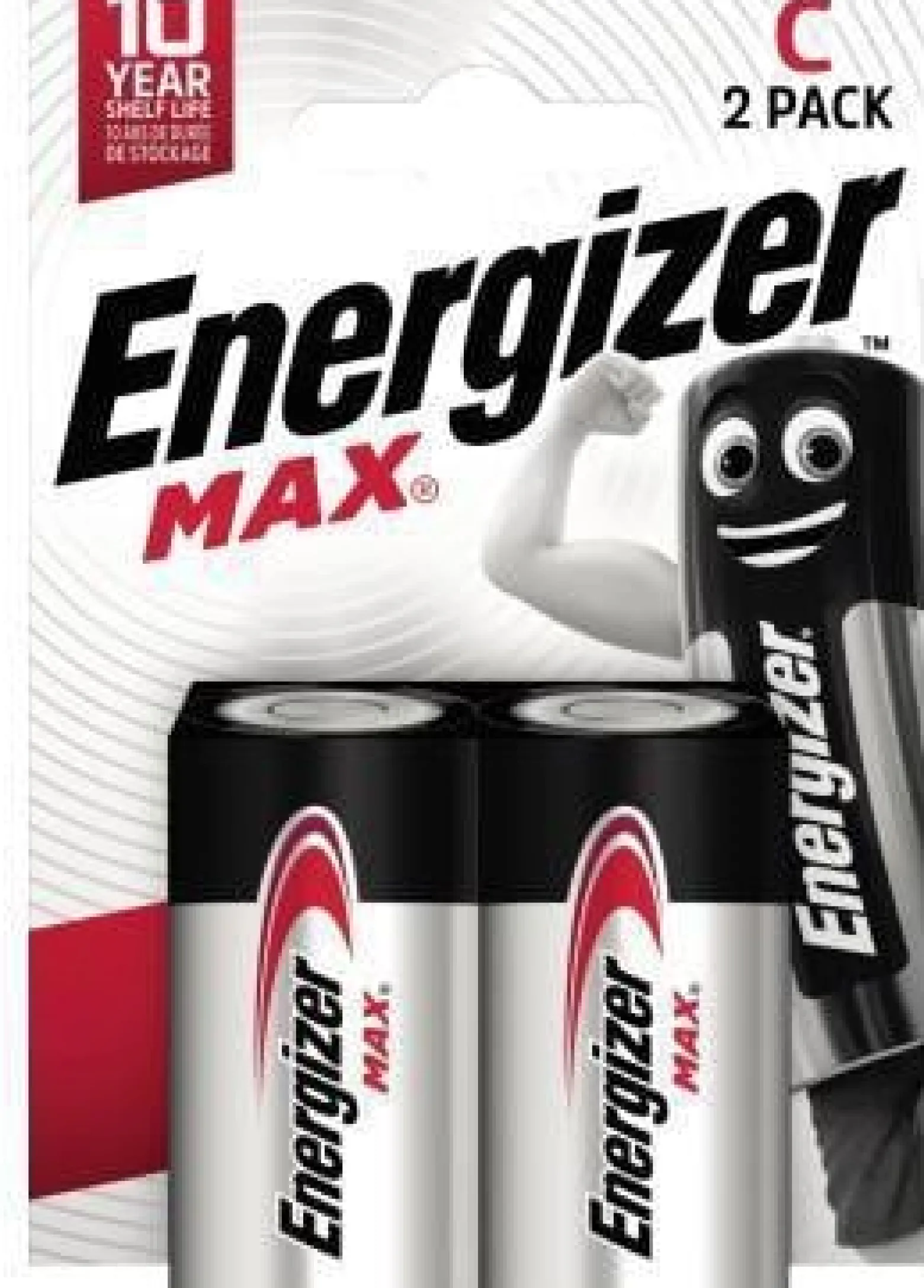 Energizer Batterie Max Alkaline E302306700 C/Baby/LR14 2 St./Pack.