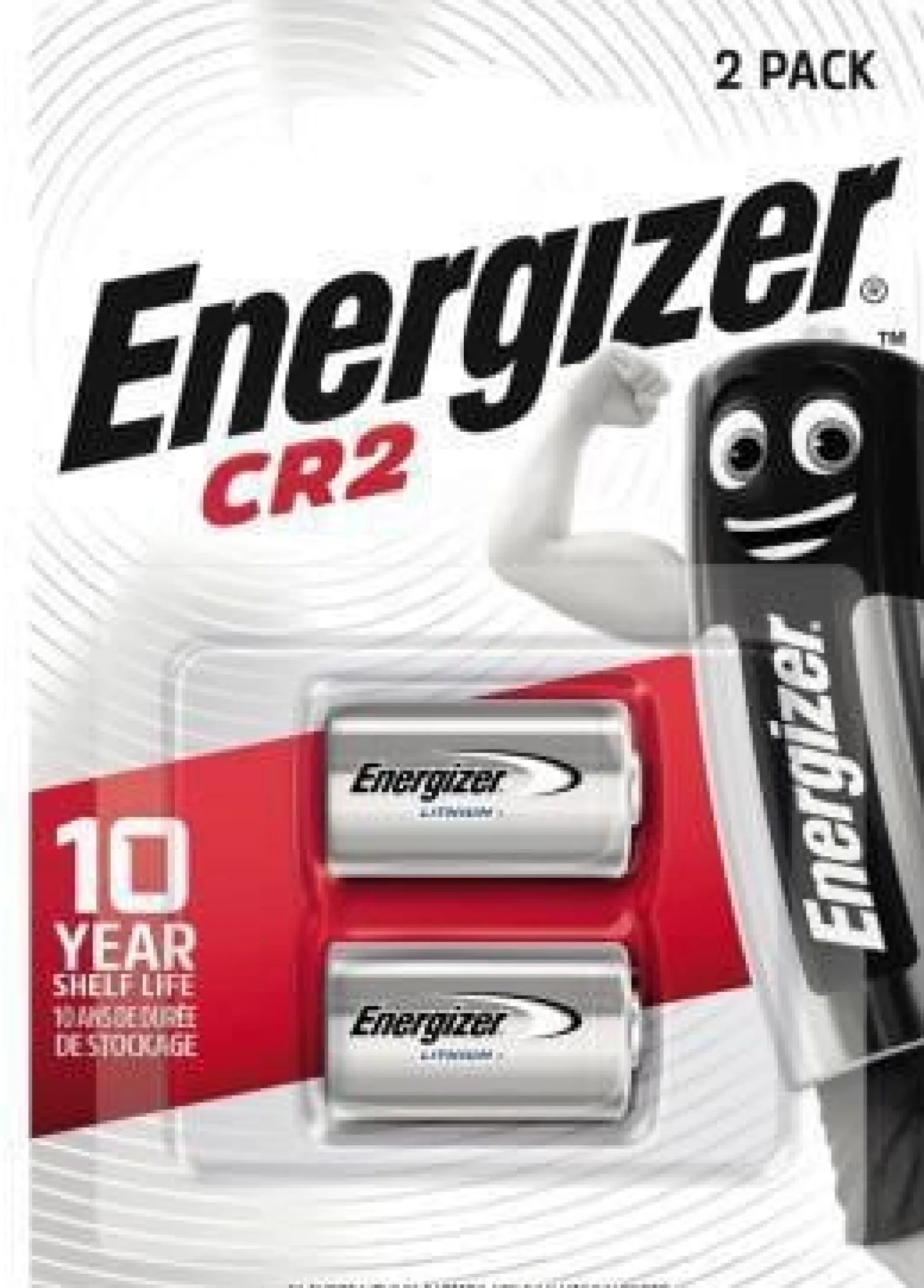 Energizer Fotobatterie CR2 E300783802 Lithium 2 St./Pack.