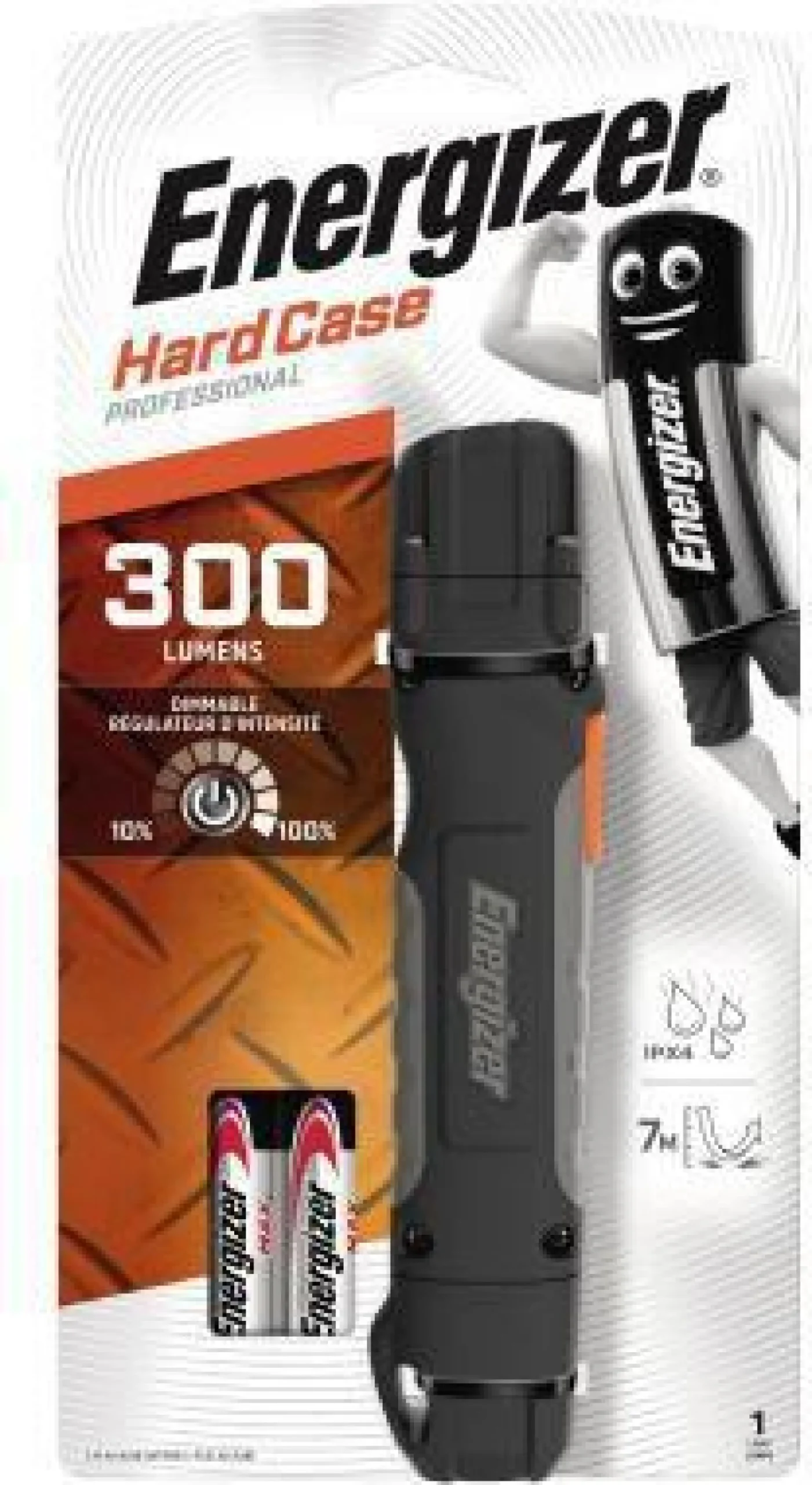 Energizer Taschenlampe Hardcase 2AA E301746801 LED Kunststoff
