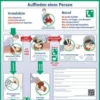 Erste-Hilfe-Plan nach DGUV Information 204-001 L410xB590 mm - 9773K
