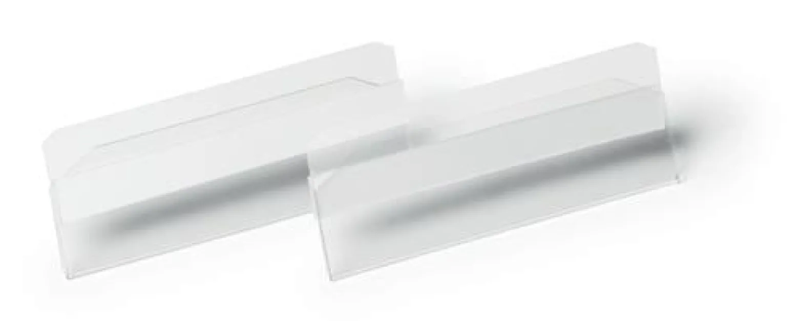 Etikettentasche B100xH38mm transp.selbstkl.DURABLE