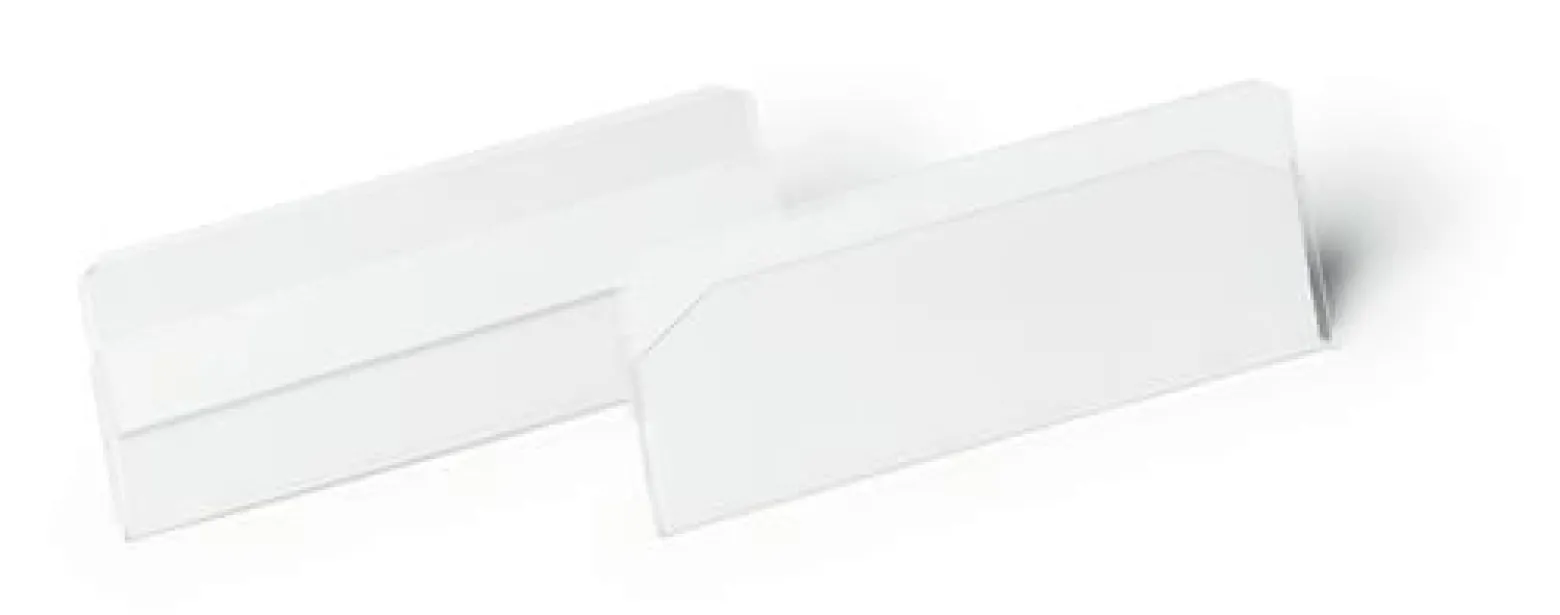 Etikettentasche B100xH38mm transp.selbstkl.DURABLE