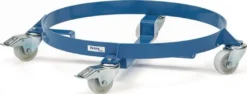 Fassroller STA offen ID 610mm brillantblau 60/200l Stahlblechfässer FETRA