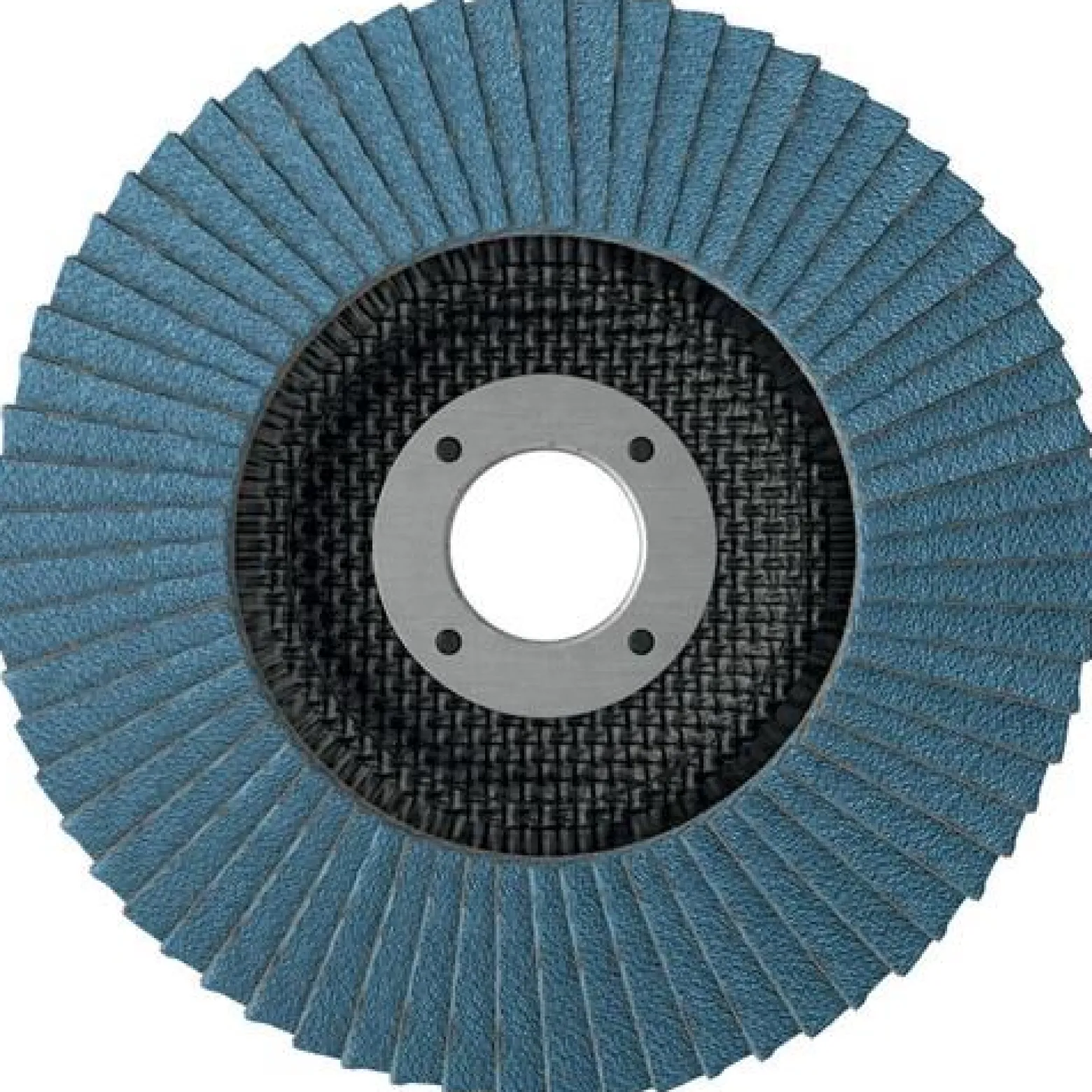 Fächerscheibe BASIC D.125mm K.80 gekr.Stahl,VA ZA-ZK TYROLIT