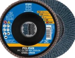 Fächerscheibe X-LOCK PSF Z STEELOX D.125mm K.80 kon.INOX ZK Z PFERD