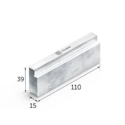 Fein Schutzbackenpaar (B) Blank 110 mm Aluminium (FEIN VersaMAG)- 30240476010