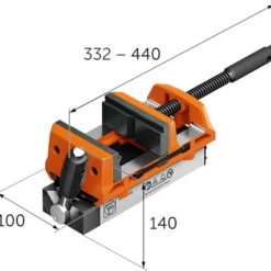 Fein VersaMAG Schraubstock Set - 90701003020