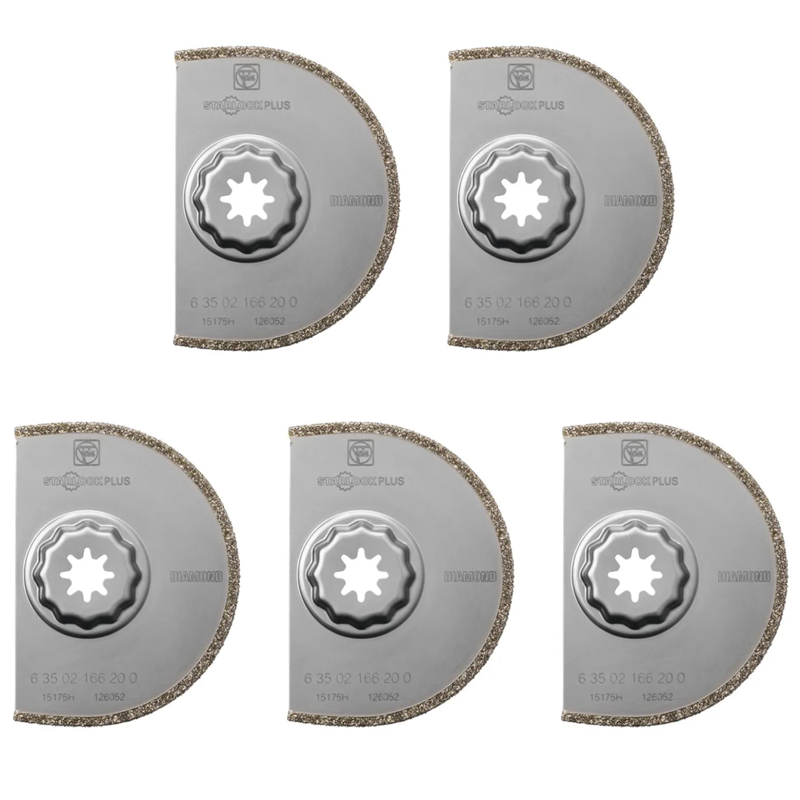Fein 5x Diamant-Sägeblatt StarlockPlus 90 mm - 63502166230