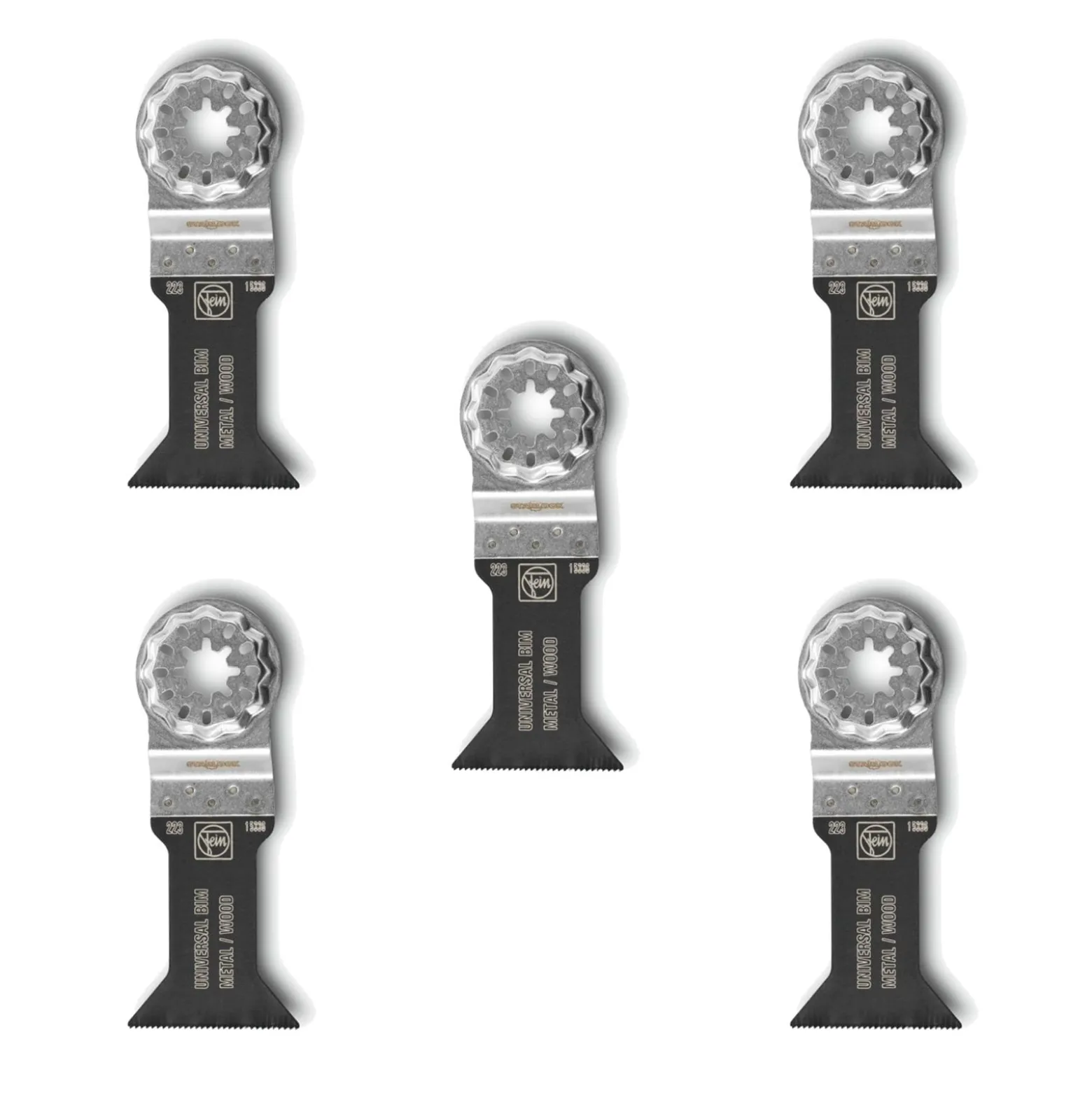 Fein 5x E-Cut Universal Sägeblatt Starlock 44 mm - 63502223230