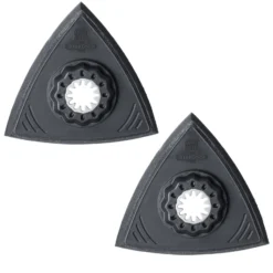 Fein 2x Schleifplatte ungelocht superweich Dreiecksform - 63806141220