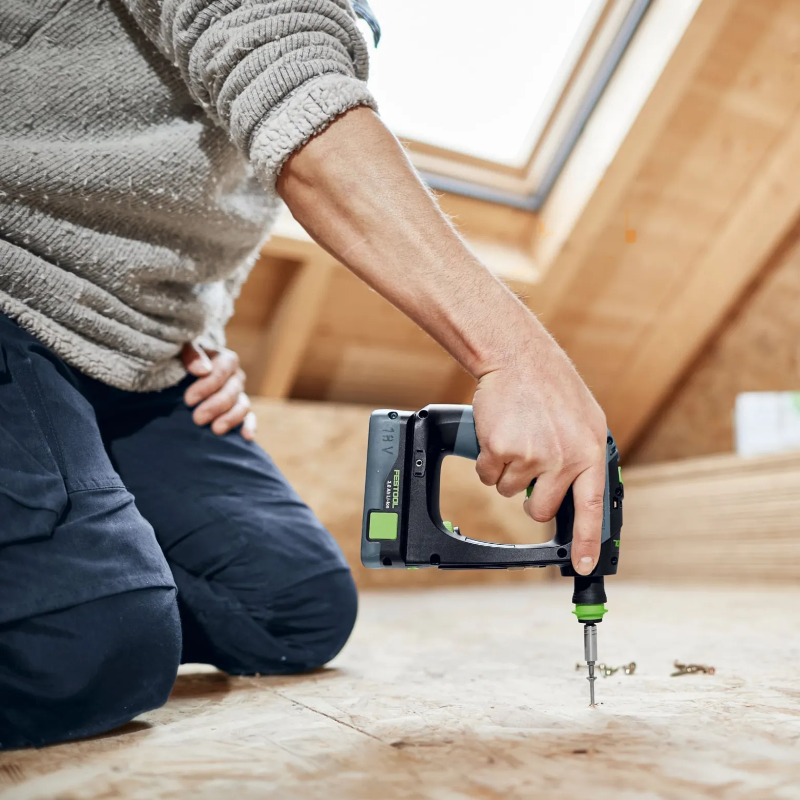 Festool Akku-Bohrschrauber CXS 18-Basic-Set im Systainer - 577333