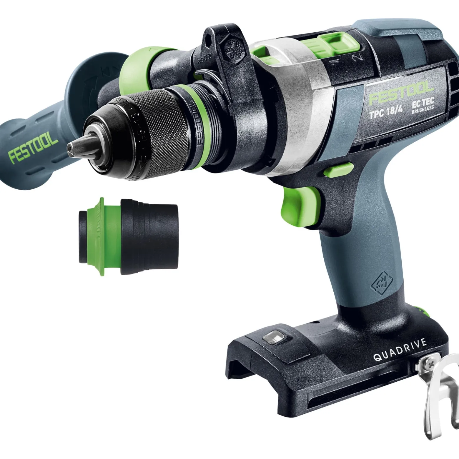 Festool Akku-Schlagbohrschrauber TPC 18/4 I-Basic-Set QUADRIVE + Zubehör im Systainer - 577625