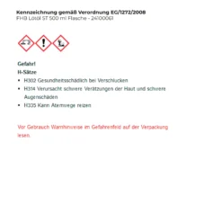 FHB Lötöl ST 500 ml Flasche - 24100061