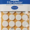 Filzgleiter 17mm Filz weiß selbstkl. - 521701
