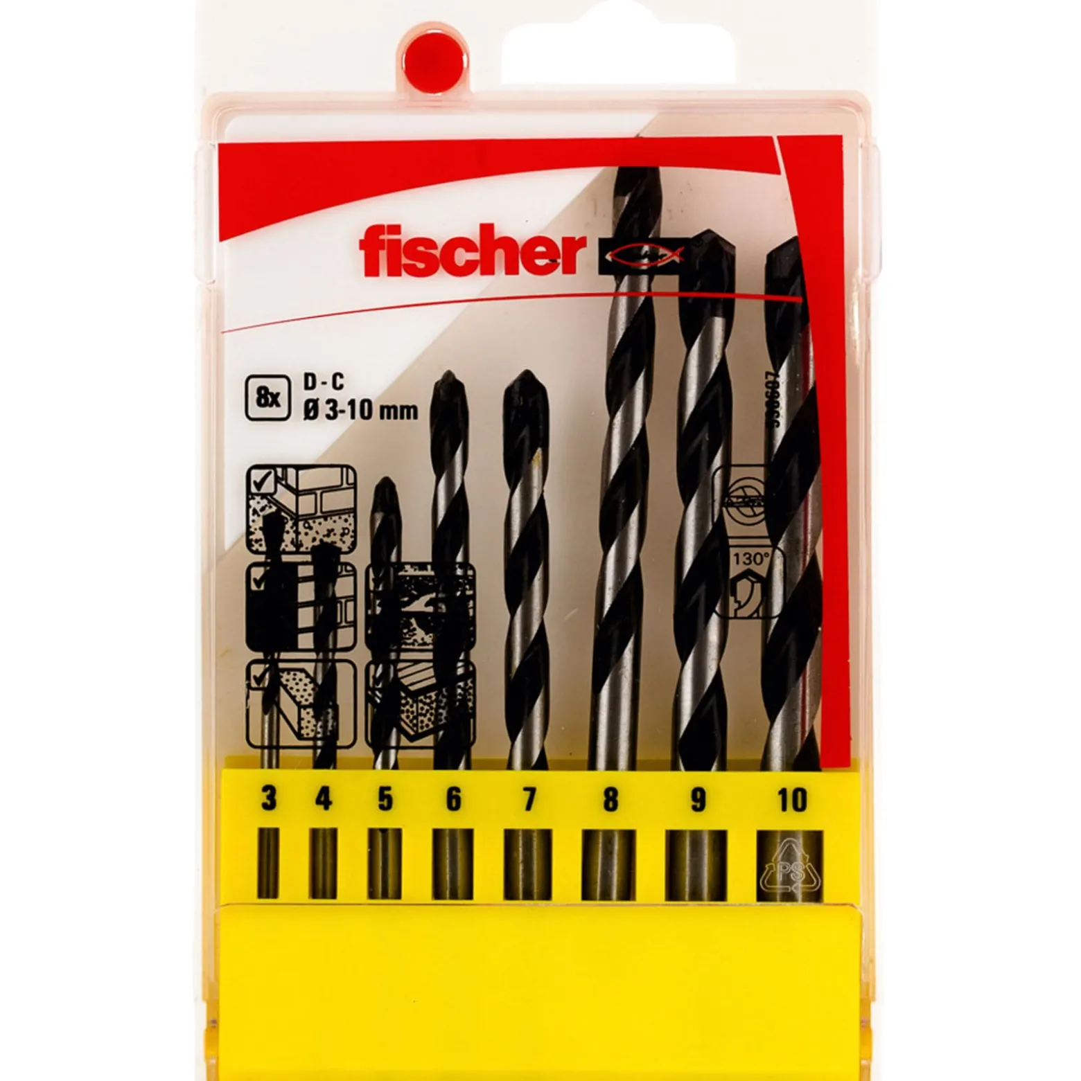Fischer Betonbohrer-Sortiment CTS 8 - 536607