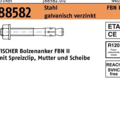 Fischer Bolzenanker FBN II Ø 12 mm Länge 126 mm - 45263