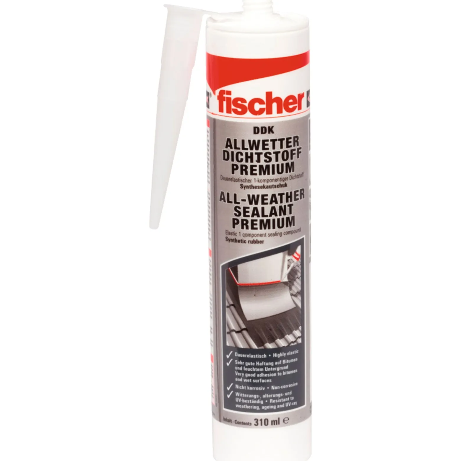 Fischer Dachdicht DDK 310 ml transparent - 049103
