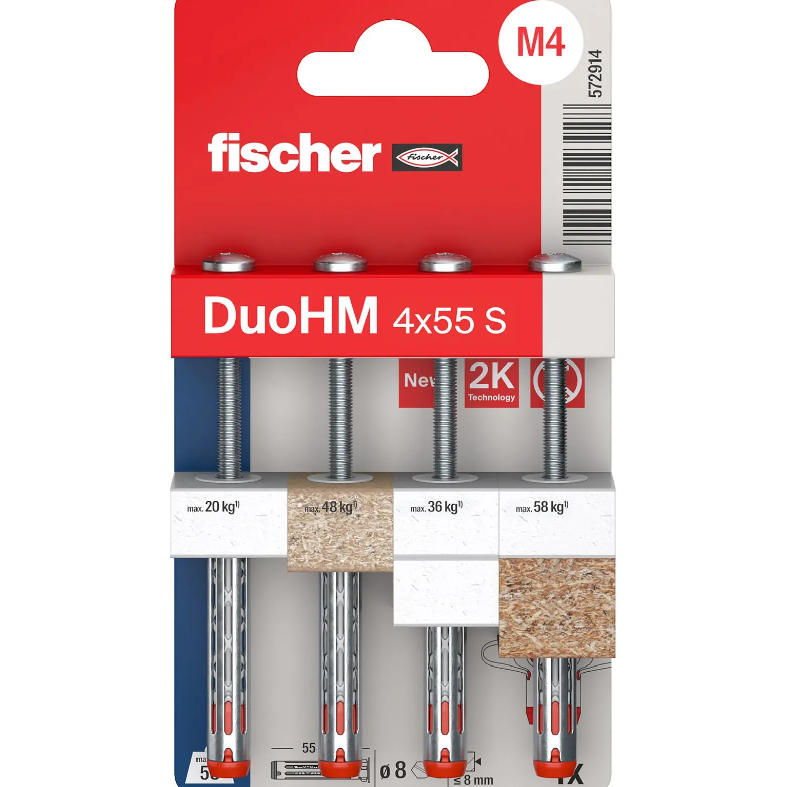 Fischer DuoHM 4x55 S TX K (4) - 572914