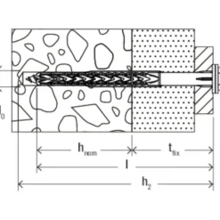 Fischer Langschaftdübel SXRL 8x80 FUS K (4) - 544547