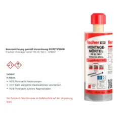 Fischer Montagemörtel FIS VL 150 C - 519547