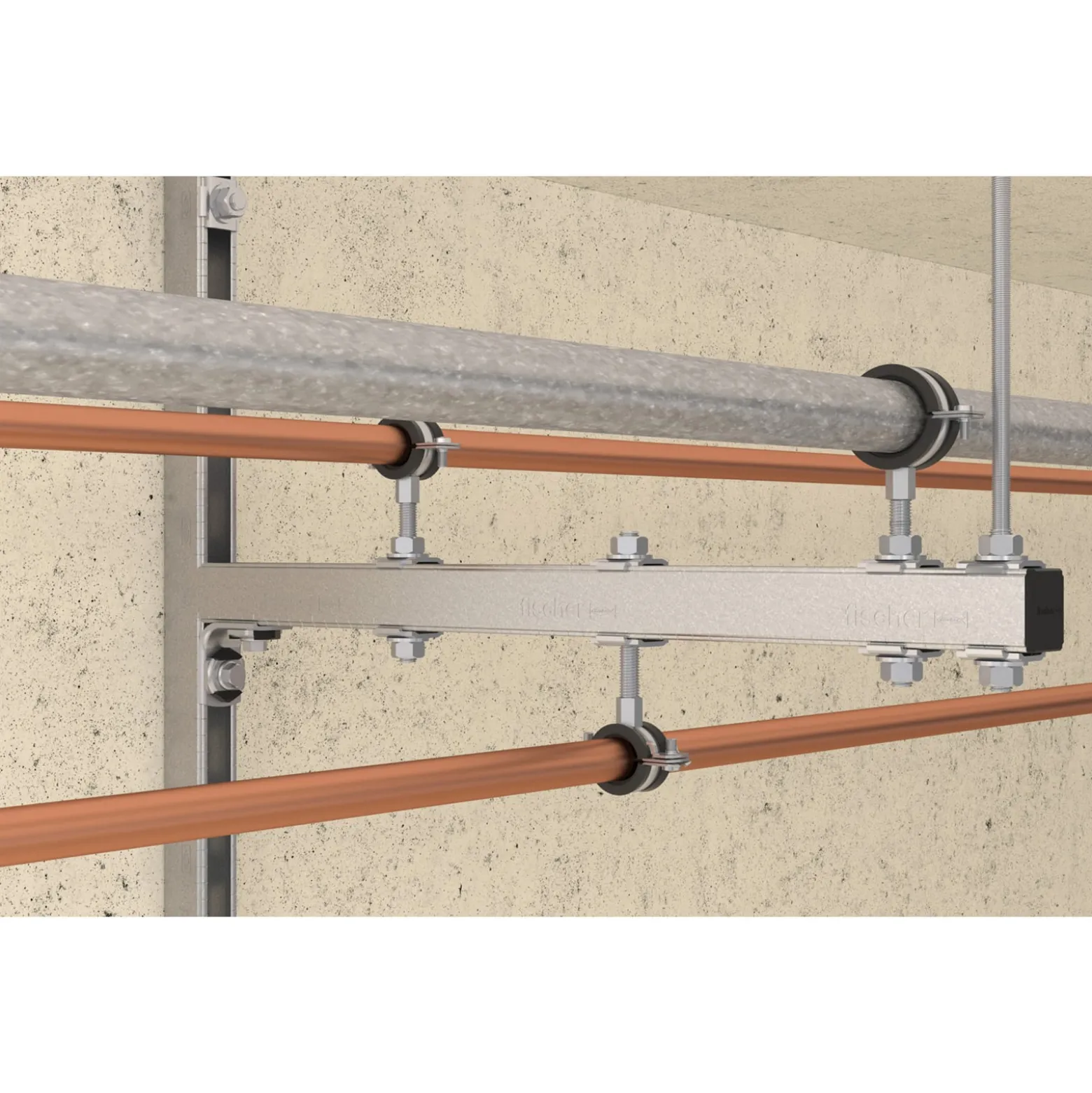 Fischer Rohrschelle Univ. FRS-L 219-225 M8/M10 (15 Stk.) - 569825