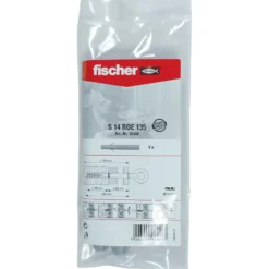 Fischer 4x Dübel S 14 ROE 135 B Beutel - 092449