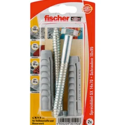 Fischer 2x Dübel SX 14x70 S mit Schraube - 30190 Auslauf