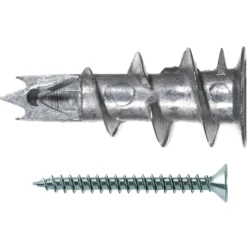 Fischer 100x Gipskartondübel Metall GKM 27 mit Schraube - 40434