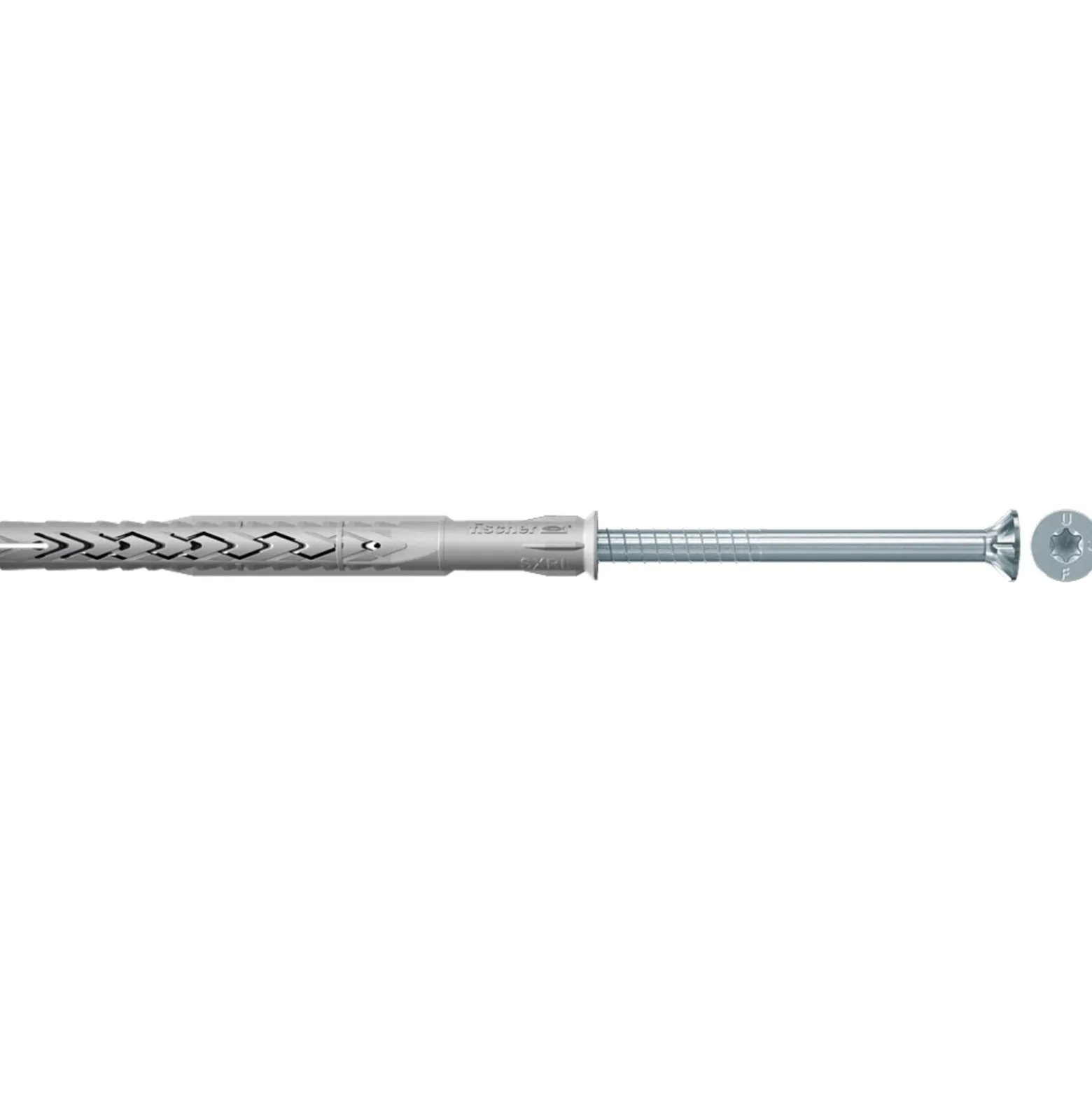 Fischer 50x Langschaftdübel SXRL 8 x 60 mm T mit Sicherheitsschraube - 540113