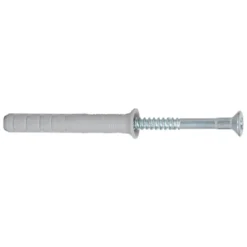 Fischer 100x Nageldübel N 6 x 80/50 S mit Nagelschraube - 48790