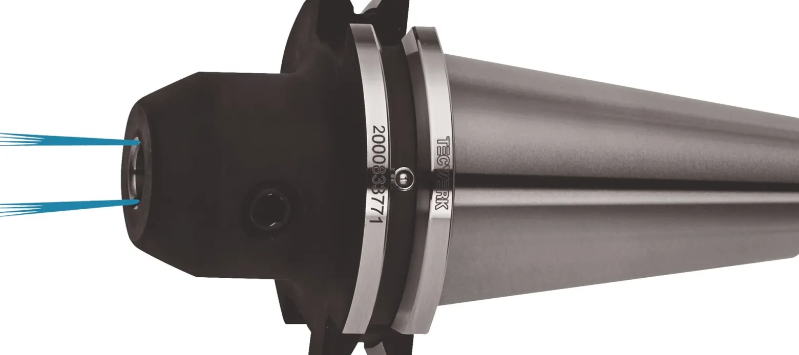 Flächenspannfutter DIN 69871AD/B Weldon Spann-D.16mm SK40 A.-L.63mm TECWERK