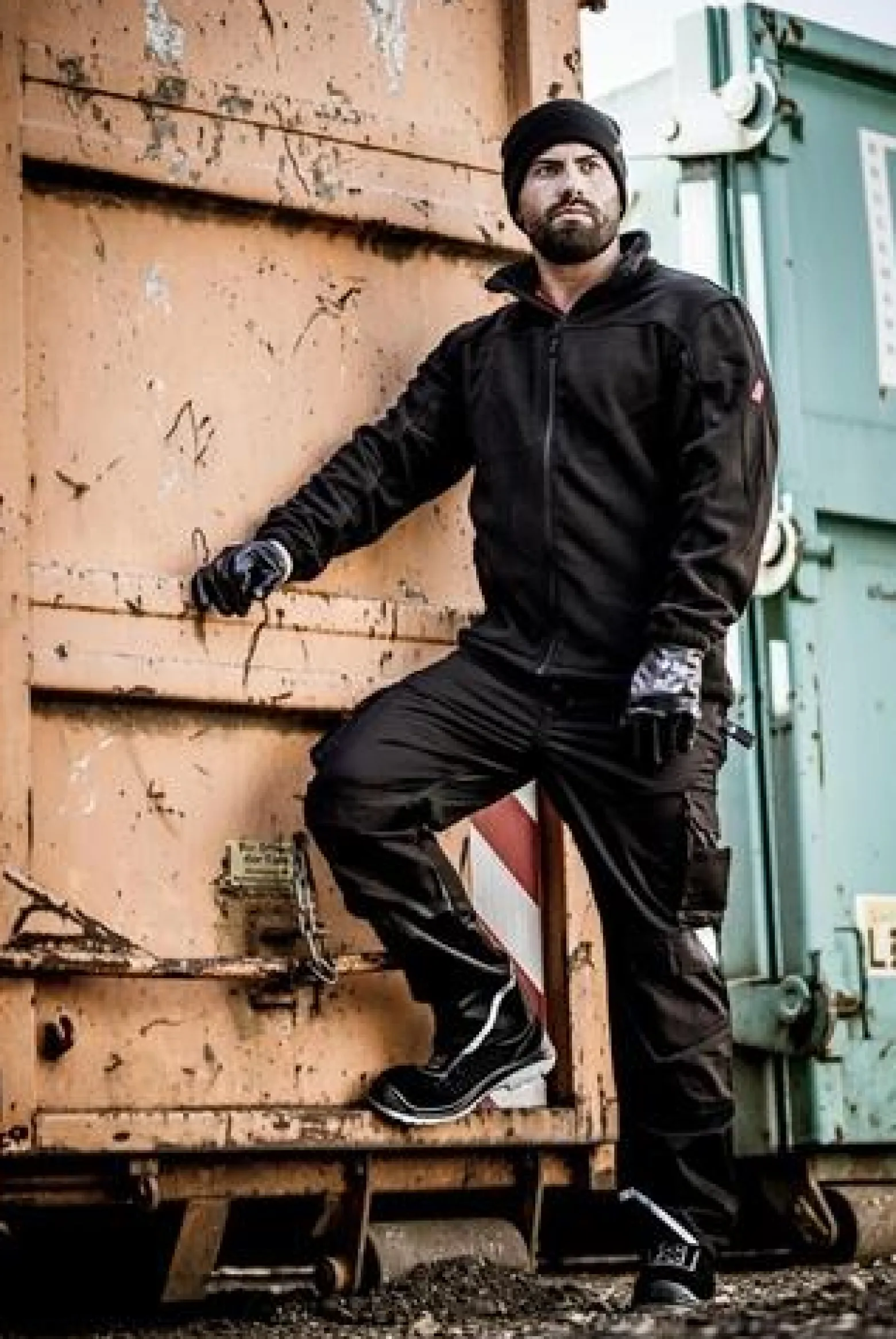 Fleecejacke MOTION TEX PLUS Gr.L schwarz NITRAS