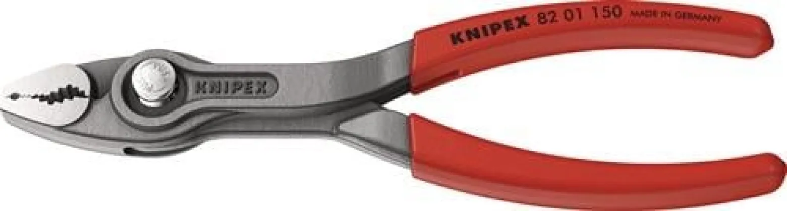 Frontgreifzange TwinGrip L.150mm pol.Ku.-Überzug schwarz atram.KNIPEX