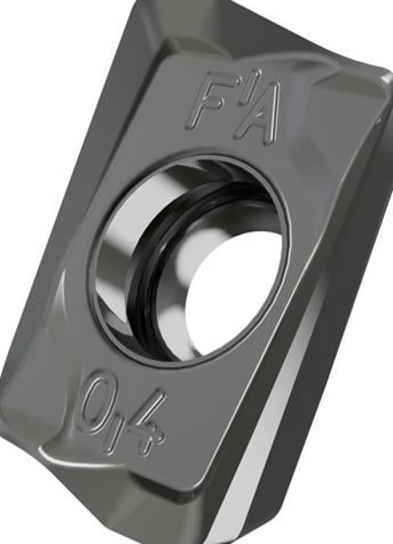 Fräswendeschneidplatte ISO ADEX 070208FR-FA:HF7 Bohrungs-D. 2,2mm Farbe Silber