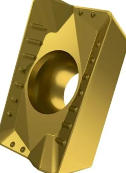 Fräswendeschneidplatte ISO APKX 1505PDER-F:M8340 D.4,4mm PVD beschichtet Gold