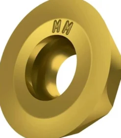 Fräswendeschneidplatte ISO REHT 1604M0SN-M:M8340 D.5,5mm PVD beschichtet Gold