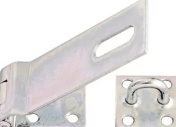 GAH Alberts Sicherheits-Überfalle L.153x68mm B.50mm STA galv. gelb verz. - 348373