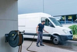 GEKA Schlauchaufroller PA30 f.Wasser Geh.STA Federrückzug Ausgang G 1 Zoll - 42.9020.9