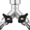 GEKA Zweiwegeventil GEKA plus Messing vernickeltIG 3/4 ″ - 46.0431.8