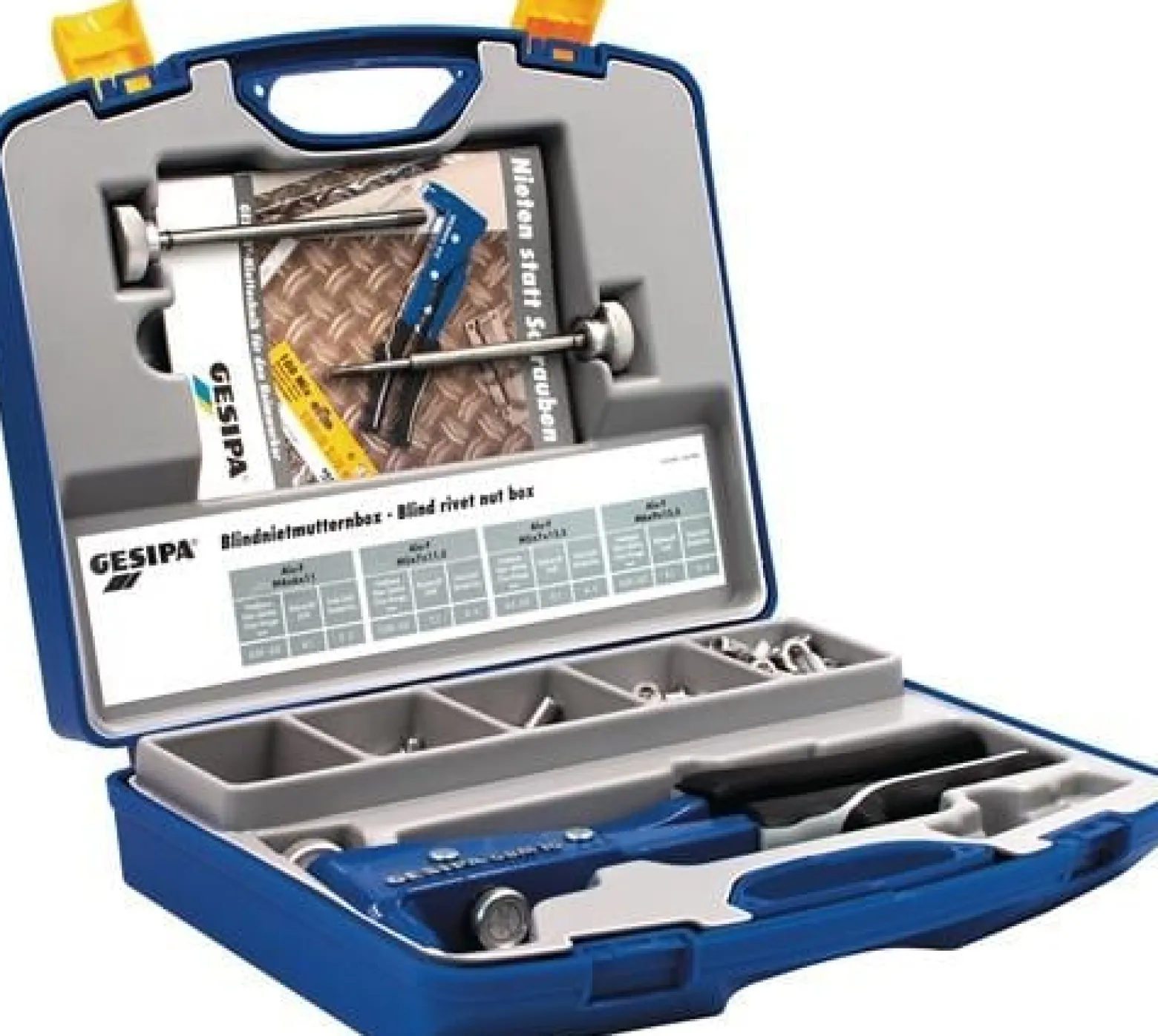 GESIPA Blindnietmutternsortimentbox 156 teilig - 1435455