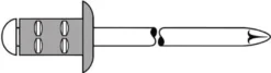 GESIPA Blindniet PolyGrip® Nietschaft d x l 4 x 10 mm - 1464831