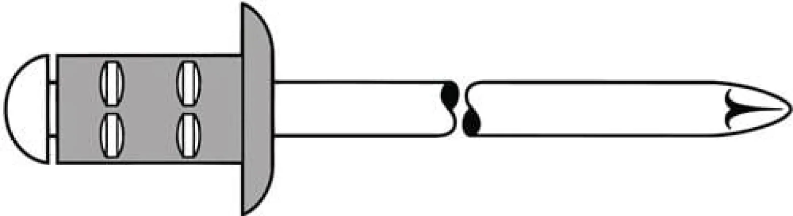 GESIPA Blindniet PolyGrip® Nietschaft d x l 4,8 x 10 mm - 1433850