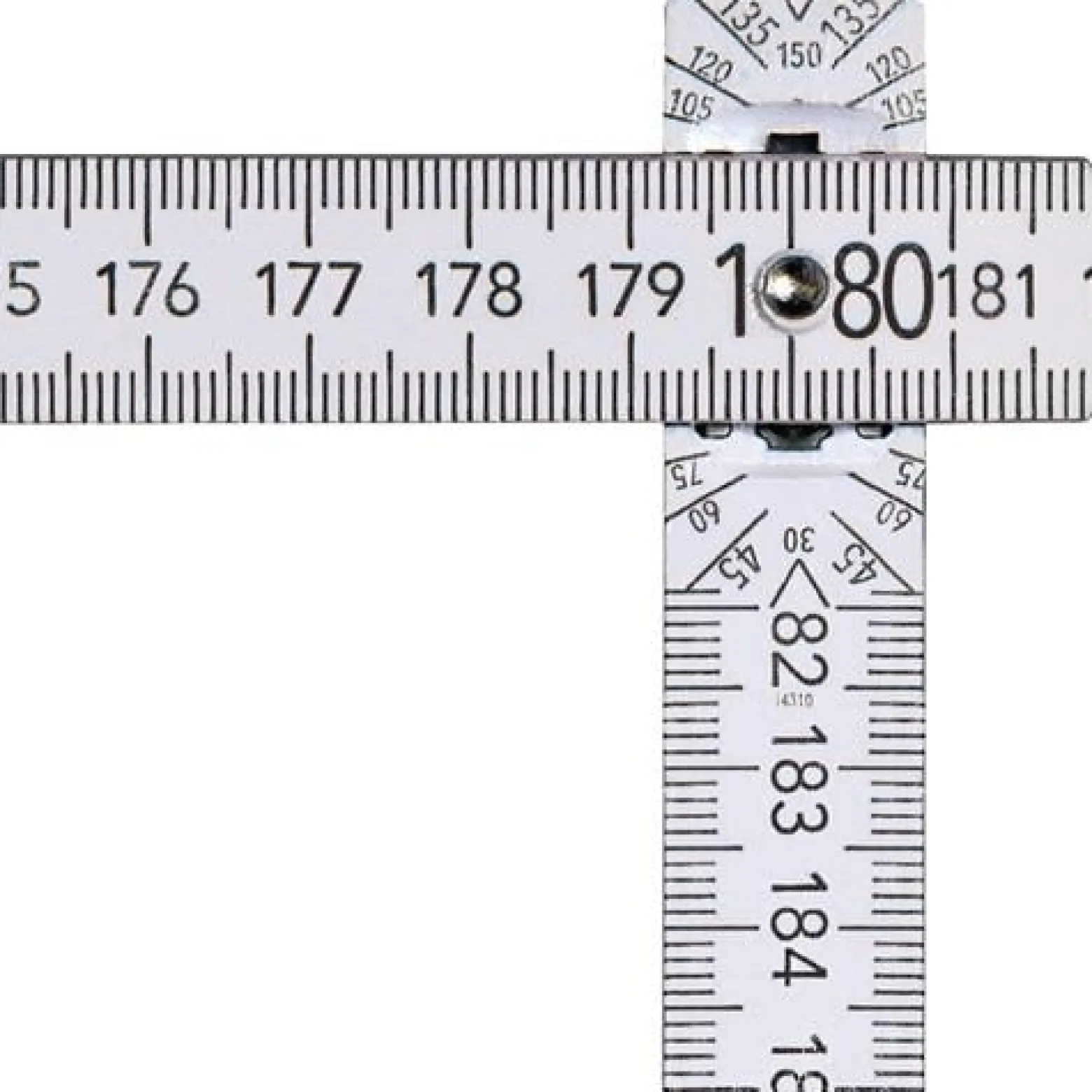 Gliedermaßstab L.2m B.16mm mm/cm EG III Buche weiß BMI