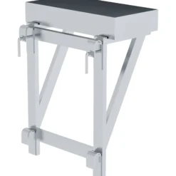 Günzburger Steigtechnik Ablageschale für Geländer 100 x 300 x 600 mm ab 800 mm Stufenbreite - 300108