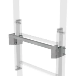 Günzburger Steigtechnik Ausstiegstritt Stahl-verzinkt 520 mm Spaltbreite 100 mm - 063966