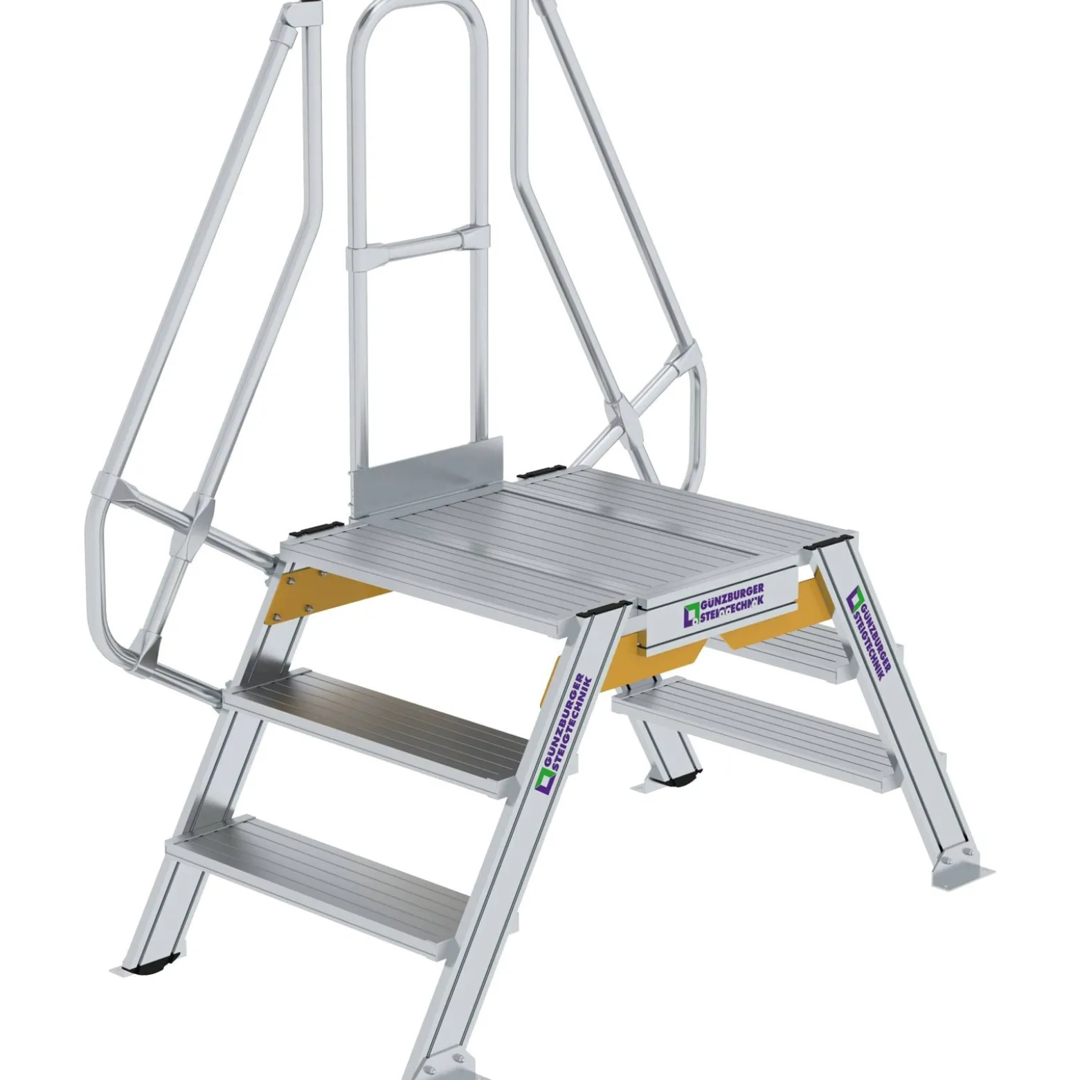 Günzburger Steigtechnik Überstieg 60° Stufenbreite 800 mm 3 Stufen - 600913