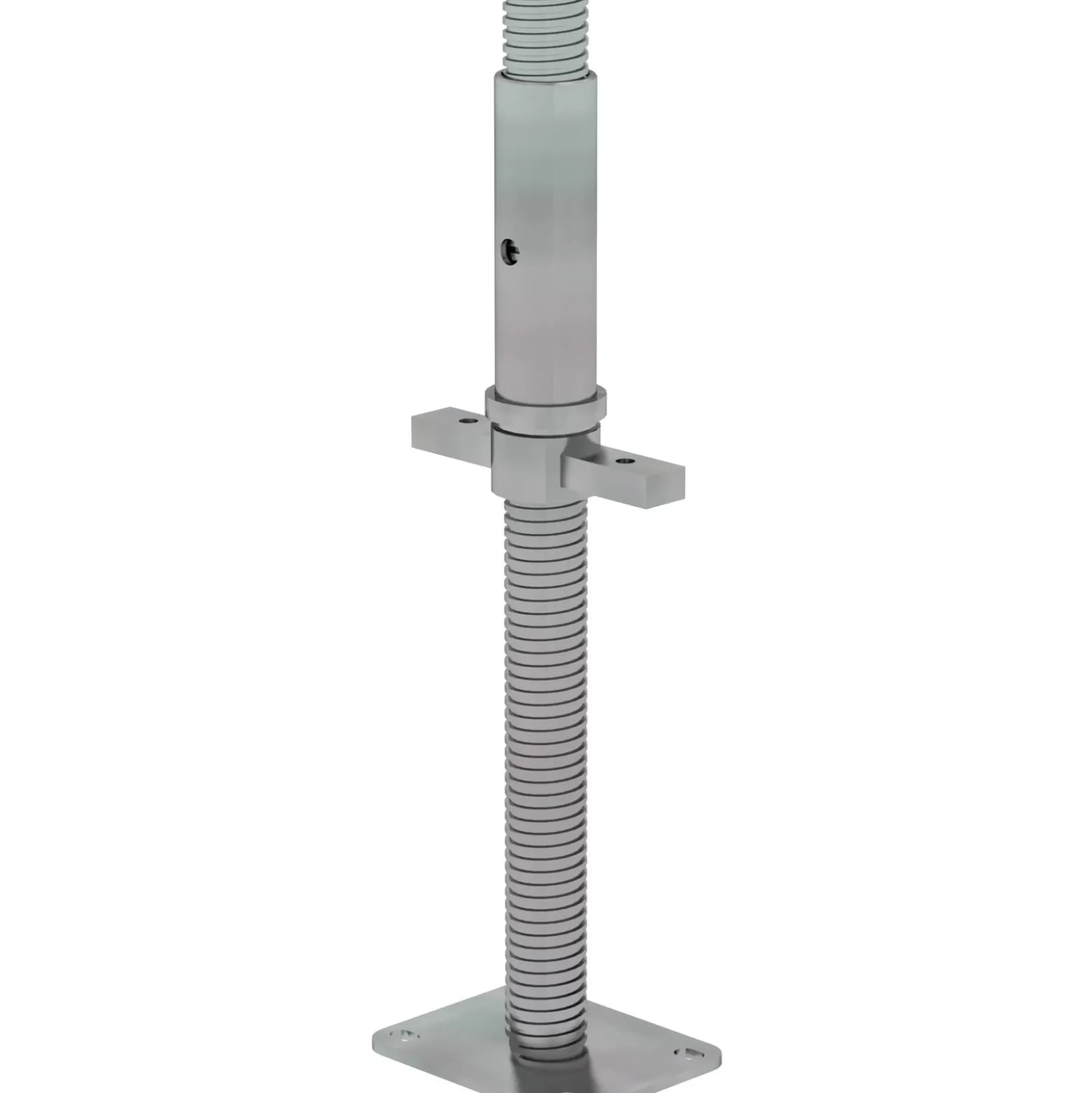 Günzburger Steigtechnik höhenverstellbare Spindel 300 mm mit Fußplatte - 027104
